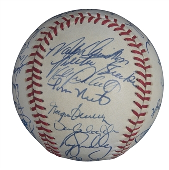 1987 World Series Champion Minnesota Twins Team Signed World Series Baseball With 30 Signatures Including Puckett (JSA)